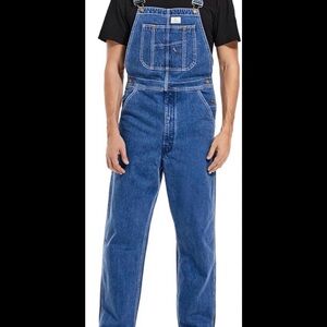 Men's Classic Blue Denim Overalls